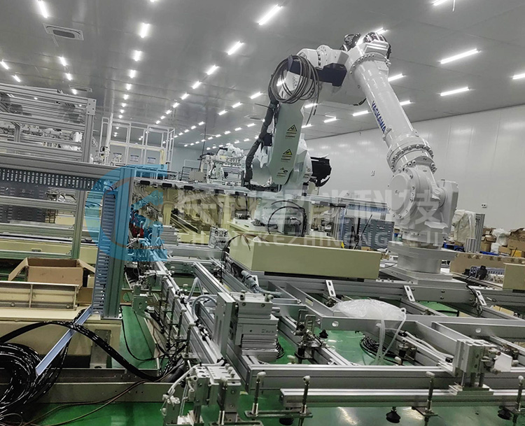 安川顯示面板上下料機器人集成 安川顯示面板上下料機器人集成